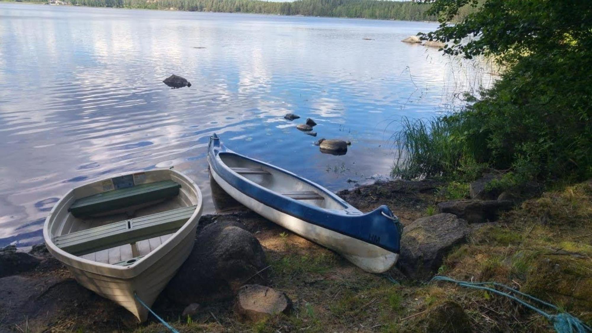 Ferienhaus In Malilla Boote Sauna See Экстерьер фото